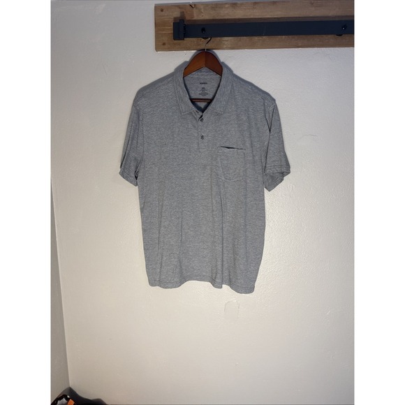 Sonoma Other - Sonoma Goods For Life Performance Polo Shirt Men's Gray Short Sleeve Rayon Blend